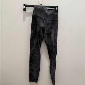 Lululemon Align Black Tie-Dye Leggings